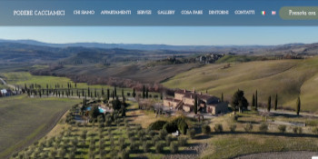 Podere Cacciamici Website